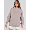 imageANRABESS Womens Oversized Sweatshirts Turtleneck Pullover Long Sleeve Hoodies Tops 2024 Fall Fashion Preppy OutfitsKhaki