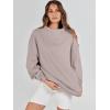 imageANRABESS Womens Oversized Sweatshirts Turtleneck Pullover Long Sleeve Hoodies Tops 2024 Fall Fashion Preppy OutfitsKhaki