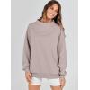 imageANRABESS Womens Oversized Sweatshirts Turtleneck Pullover Long Sleeve Hoodies Tops 2024 Fall Fashion Preppy OutfitsKhaki