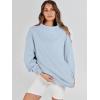 imageANRABESS Womens Oversized Sweatshirts Turtleneck Pullover Long Sleeve Hoodies Tops 2024 Fall Fashion Preppy OutfitsLight Blue