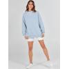 imageANRABESS Womens Oversized Sweatshirts Turtleneck Pullover Long Sleeve Hoodies Tops 2024 Fall Fashion Preppy OutfitsLight Blue
