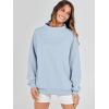 imageANRABESS Womens Oversized Sweatshirts Turtleneck Pullover Long Sleeve Hoodies Tops 2024 Fall Fashion Preppy OutfitsLight Blue