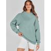 imageANRABESS Womens Oversized Sweatshirts Turtleneck Pullover Long Sleeve Hoodies Tops 2024 Fall Fashion Preppy OutfitsLight Green
