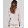 imageANRABESS Womens Oversized Sweatshirts Turtleneck Pullover Long Sleeve Hoodies Tops 2024 Fall Fashion Preppy OutfitsLight Grey