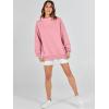 imageANRABESS Womens Oversized Sweatshirts Turtleneck Pullover Long Sleeve Hoodies Tops 2024 Fall Fashion Preppy OutfitsLight Pink