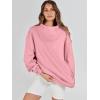 imageANRABESS Womens Oversized Sweatshirts Turtleneck Pullover Long Sleeve Hoodies Tops 2024 Fall Fashion Preppy OutfitsLight Pink