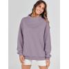 imageANRABESS Womens Oversized Sweatshirts Turtleneck Pullover Long Sleeve Hoodies Tops 2024 Fall Fashion Preppy OutfitsNutmeg