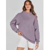 imageANRABESS Womens Oversized Sweatshirts Turtleneck Pullover Long Sleeve Hoodies Tops 2024 Fall Fashion Preppy OutfitsNutmeg