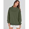 imageANRABESS Womens Oversized Sweatshirts Turtleneck Pullover Long Sleeve Hoodies Tops 2024 Fall Fashion Preppy OutfitsOlive