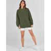 imageANRABESS Womens Oversized Sweatshirts Turtleneck Pullover Long Sleeve Hoodies Tops 2024 Fall Fashion Preppy OutfitsOlive