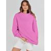 imageANRABESS Womens Oversized Sweatshirts Turtleneck Pullover Long Sleeve Hoodies Tops 2024 Fall Fashion Preppy OutfitsPink