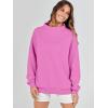 imageANRABESS Womens Oversized Sweatshirts Turtleneck Pullover Long Sleeve Hoodies Tops 2024 Fall Fashion Preppy OutfitsPink