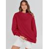 imageANRABESS Womens Oversized Sweatshirts Turtleneck Pullover Long Sleeve Hoodies Tops 2024 Fall Fashion Preppy OutfitsRed