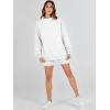 imageANRABESS Womens Oversized Sweatshirts Turtleneck Pullover Long Sleeve Hoodies Tops 2024 Fall Fashion Preppy OutfitsWhite