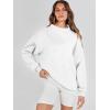 imageANRABESS Womens Oversized Sweatshirts Turtleneck Pullover Long Sleeve Hoodies Tops 2024 Fall Fashion Preppy OutfitsWhite