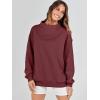 imageANRABESS Womens Oversized Sweatshirts Turtleneck Pullover Long Sleeve Hoodies Tops 2024 Fall Fashion Preppy OutfitsWine Red