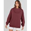imageANRABESS Womens Oversized Sweatshirts Turtleneck Pullover Long Sleeve Hoodies Tops 2024 Fall Fashion Preppy OutfitsWine Red