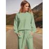 imageANRABESS Womens Two Piece Outfits Sweater Sets Long Sleeve Knit Pullover and Jogger Pants Tracksuit Lounge Set 2024 ClothesMint