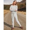 imageANRABESS Womens Two Piece Outfits Sweater Sets Long Sleeve Knit Pullover and Jogger Pants Tracksuit Lounge Set 2024 ClothesSilver Grey