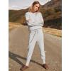 imageANRABESS Womens Two Piece Outfits Sweater Sets Long Sleeve Knit Pullover and Jogger Pants Tracksuit Lounge Set 2024 ClothesSilver Grey