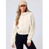 imageANRABESS Womens Zip Up Hoodies Cropped Sweatshirts Fleece Jackets Fall Outfits Casual Hooded Y2k Tops Winter Clothes 2025Beige