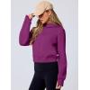 imageANRABESS Womens Zip Up Hoodies Cropped Sweatshirts Fleece Jackets Fall Outfits Casual Hooded Y2k Tops Winter Clothes 2025Fuchsia