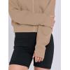 imageANRABESS Womens Zip Up Hoodies Cropped Sweatshirts Fleece Jackets Fall Outfits Casual Hooded Y2k Tops Winter Clothes 2025Khaki