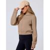 imageANRABESS Womens Zip Up Hoodies Cropped Sweatshirts Fleece Jackets Fall Outfits Casual Hooded Y2k Tops Winter Clothes 2025Khaki