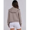 imageANRABESS Womens Zip Up Hoodies Cropped Sweatshirts Fleece Jackets Fall Outfits Casual Hooded Y2k Tops Winter Clothes 2025Light Khaki