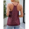 imageANRABESS Women Sequin Tank Tops Sparkle Glitter Shirts Summer Sleeveless V Neck Shimmer Sexy Party Cami Going Out OutfitsBurgundy