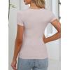 imageANRABESS Women Short Sleeve Shirts Rib Knit Slim Fitted Summer Basic Tee Tops 2025 Underwear Outfits Clothes 3 PackBlackwhitebeige