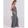 imageANRABESS Womens 2 Piece Linen Lounge Set Casual Matching Pants Jumpsuit Summer Beach Travel Vacation Trendy OutfitsDark Gray