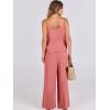 imageANRABESS Womens 2 Piece Linen Lounge Set Casual Matching Pants Jumpsuit Summer Beach Travel Vacation Trendy OutfitsPeach
