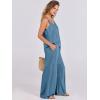 imageANRABESS Womens 2 Piece Linen Lounge Set Casual Matching Pants Jumpsuit Summer Beach Travel Vacation Trendy OutfitsTeal