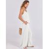 imageANRABESS Womens 2 Piece Linen Lounge Set Casual Matching Pants Jumpsuit Summer Beach Travel Vacation Trendy OutfitsWhite