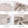 imageANRABESS Womens 2 Piece Outfits Tennis Workout Summer Sets Sleeveless Top And Skirt 2025 Casual Lounge Short Set SweatsuitApricot