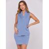 imageANRABESS Womens 2 Piece Outfits Tennis Workout Summer Sets Sleeveless Top And Skirt 2025 Casual Lounge Short Set SweatsuitBlue