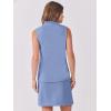 imageANRABESS Womens 2 Piece Outfits Tennis Workout Summer Sets Sleeveless Top And Skirt 2025 Casual Lounge Short Set SweatsuitBlue