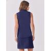 imageANRABESS Womens 2 Piece Outfits Tennis Workout Summer Sets Sleeveless Top And Skirt 2025 Casual Lounge Short Set SweatsuitNavy Blue