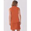 imageANRABESS Womens 2 Piece Outfits Tennis Workout Summer Sets Sleeveless Top And Skirt 2025 Casual Lounge Short Set SweatsuitOrange