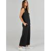 imageANRABESS Womens 2 Piece Sets Summer Outfits Sleeveless Wide Leg Tracksuits Casual Sweat Sets Lounge SweatsuitsBlack