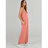 imageANRABESS Womens 2 Piece Sets Summer Outfits Sleeveless Wide Leg Tracksuits Casual Sweat Sets Lounge SweatsuitsCoral