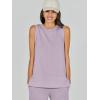 imageANRABESS Womens 2 Piece Sets Summer Outfits Sleeveless Wide Leg Tracksuits Casual Sweat Sets Lounge SweatsuitsLight Purple