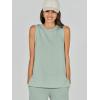 imageANRABESS Womens 2 Piece Sets Summer Outfits Sleeveless Wide Leg Tracksuits Casual Sweat Sets Lounge SweatsuitsMint