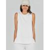 imageANRABESS Womens 2 Piece Sets Summer Outfits Sleeveless Wide Leg Tracksuits Casual Sweat Sets Lounge SweatsuitsWhite