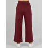 imageANRABESS Womens 2 Piece Sets Summer Outfits Sleeveless Wide Leg Tracksuits Casual Sweat Sets Lounge SweatsuitsWine Red