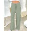 imageANRABESS Womens Two Piece Outfits Casual Knit Hooded Sweater Straight Leg Pants Set 2025 Fall Lounge Travel ClothesLight Green
