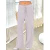 imageANRABESS Womens Two Piece Outfits Casual Knit Hooded Sweater Straight Leg Pants Set 2025 Fall Lounge Travel ClothesLight Grey