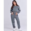 imageANRABESS Womens Two Piece Outfits Long Sleeve Crop Sweatshirt and Jogger Pants Lounge Sweatsuit Sets Tracksuit with PocketsDark Grey