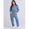 imageANRABESS Womens Two Piece Outfits Long Sleeve Crop Sweatshirt and Jogger Pants Lounge Sweatsuit Sets Tracksuit with PocketsDeep Blue